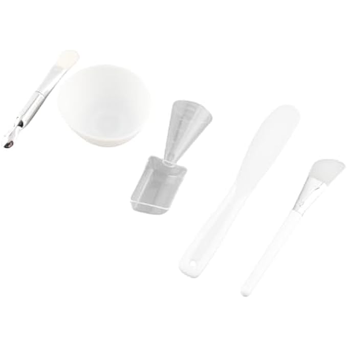 CHICIRIS DIY FACIAL TOOL SET, SILICONE MIXING BOWL, SOFT BRUSH, SPATULA FOR SKINCARE ROUTINE - Image 2